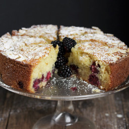 Blackberry Almond Cake