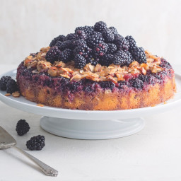 Blackberry-Almond Upside-Down Cake