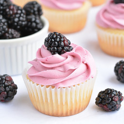 Blackberry Cupcakes