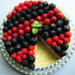 Blackberry Raspberry Cheesecake (paleo, AIP, vegan)