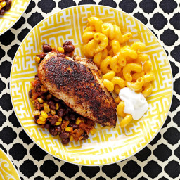 Blackened Chicken and Beans