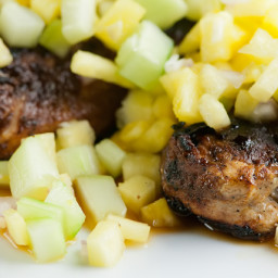 Blackened Chicken with Pineapple Salsa