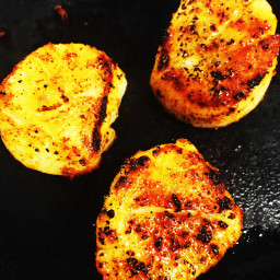 Blackened Scallops with Cajun Butter