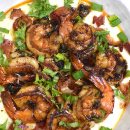 Blackened Shrimp and Grits