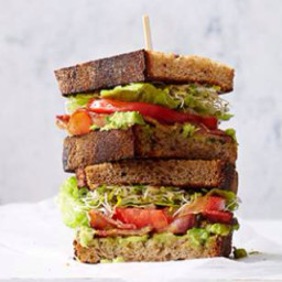 BLATs (Bacon-Lettuce-Avocado-Tomato Sandwiches) for Two