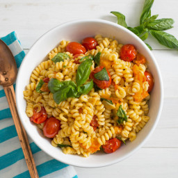 Blistered Tomato Pasta Salad With Basil