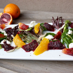 Blood Orange, Fennel and Goat Cheese Salad