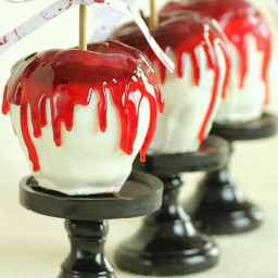 Bloody Candy Apples Halloween or True Blood Recipe