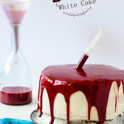 Bloody White Cake with Raspberry Jam