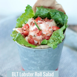 BLT Lobster Roll Salad - Low Carb & Paleo