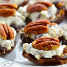 Blue Cheese and Pecan Stuffed Dates