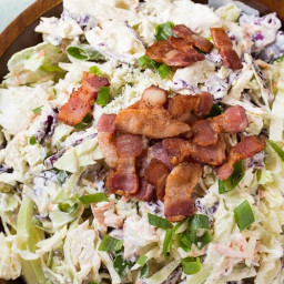 Blue Cheese Bacon Coleslaw