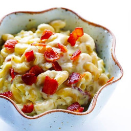 Blue Cheese Bacon Macaroni and Cheese