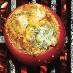 Blue Cheese-Crusted Tomatoes
