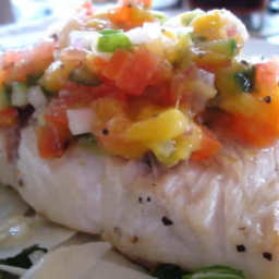 Blue-Eye Cod with Mango Salsa