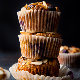 Blueberry Almond Power Muffins