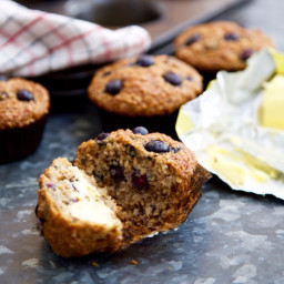 Blueberry and Banana Bran Muffins
