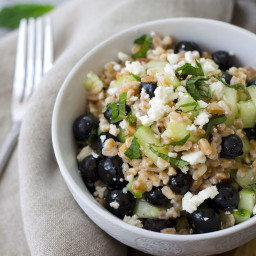 Blueberry and Farro Salad
