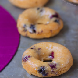 Blueberry Baked Donuts – Refined Sugar Free!