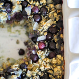 Blueberry Baked Oatmeal (Dairy-Free & Gluten-Free)