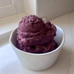 Blueberry Banana Ice Cream (with Hidden Cauliflower)