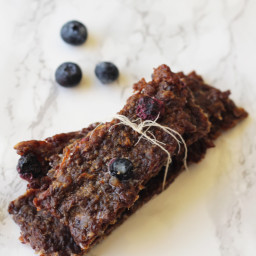 Blueberry Beef Jerky Made in The Oven with Ground Beef (Paleo, AIP, Whole 3