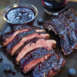 Blueberry Bourbon Baby Back Ribs