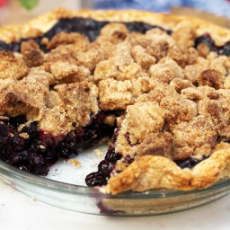 Blueberry Buttermilk Crumb Pie Recipe