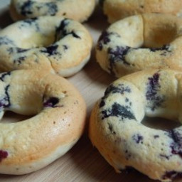 Blueberry cake donuts