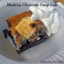 Blueberry Cheesecake Dump Cake