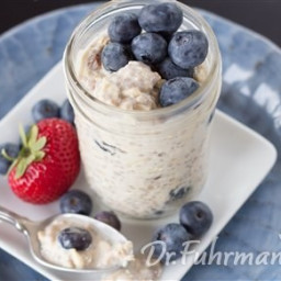 Blueberry Chia Soaked Oats