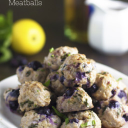 Blueberry Chicken Meatballs