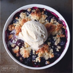 Blueberry Cobbler - Low Carb and Gluten Free