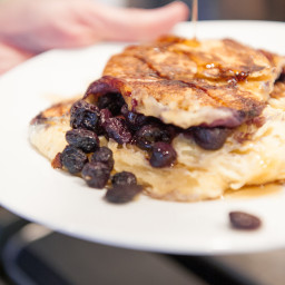 Blueberry Croissant French Toast