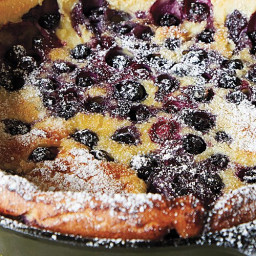 Blueberry Dutch Baby with Lemon Curd Recipe