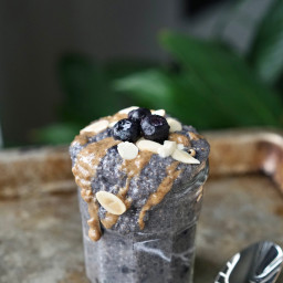 Blueberry Earl Grey Chia Pudding