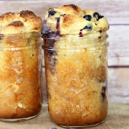 Blueberry French Toast in a Jar