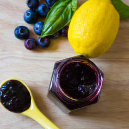 Blueberry Lemon Basil Jam