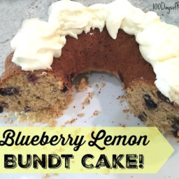 Blueberry Lemon Bundt Cake