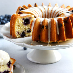 blueberry lemon bundt cake