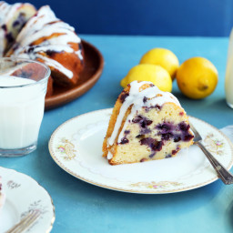 Blueberry Lemon Bundt Cake With Lemon Glaze