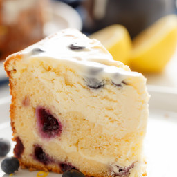 Blueberry Lemon Cheesecake Cake