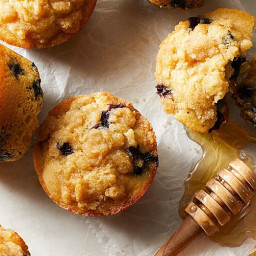 Blueberry-Lemon Crumb Muffins