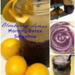 Blueberry-Lemon Morning Detox Smoothie