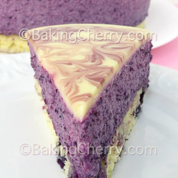 Blueberry Lemon Mousse Cake