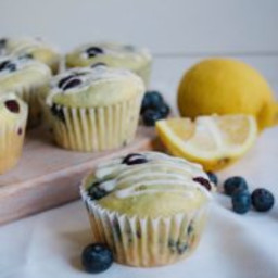 Blueberry Lemon Muffins⎮ Vegan
