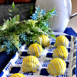 Blueberry Lemon Truffles