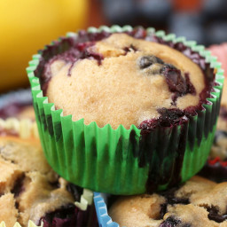 Blueberry Lemon Yogurt Muffins Recipe by Tasty