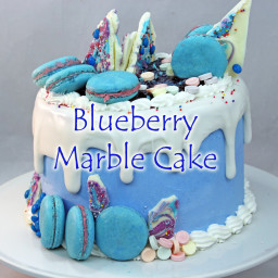 Blueberry Marble Cake
