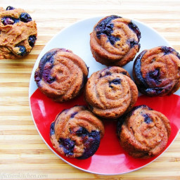 Blueberry Muffins (paleo, vegan, AIP)